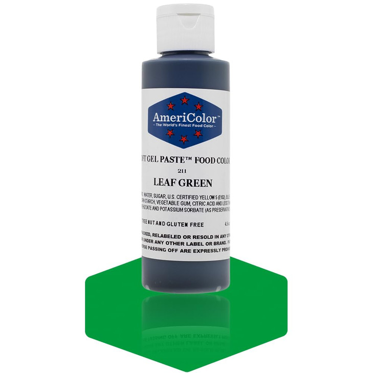Americolor Soft Gel Paste Food Color 4.5 Ounce Leaf Green