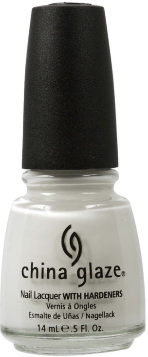 China Glaze Nail Polish White On White 0.5 Ounce