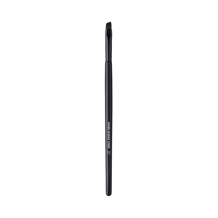 E.L.F. Small Angled Brush Creates Even Thin And Straight Lines Great For Applying Lip Color Eyebrow Color And Eyeliner Vegan And Cruelty