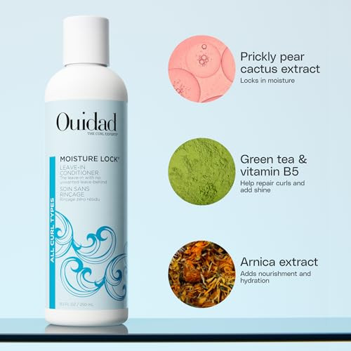 Ouidad Moisture Lock Leave In Conditioner For Curly Hair And Styling Primer