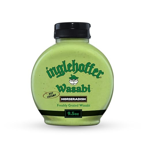 Inglehoffer Hot Creamy Wasabi Horseradish Sauce 9.5 Oz