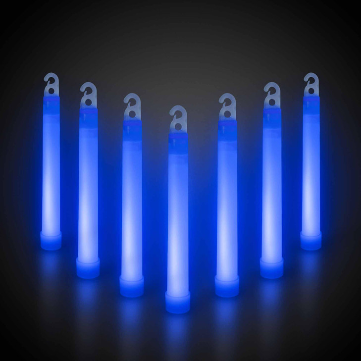 Windy City Novelties 25 Pack 6 Premium Glow Sticks Blue