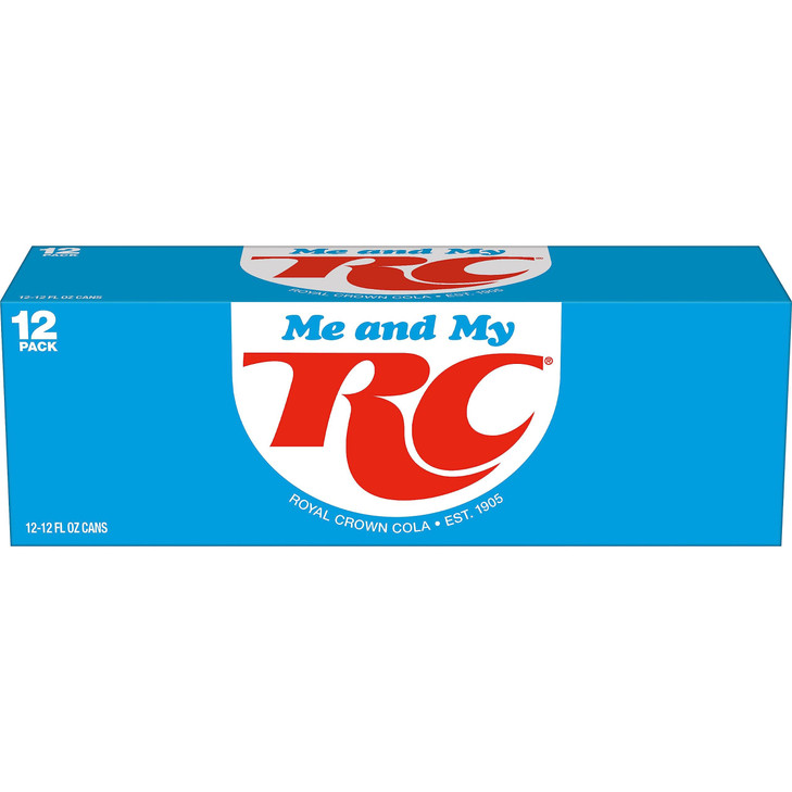 Rc Cola Soda 12 Fl Oz Cans 12 Pack