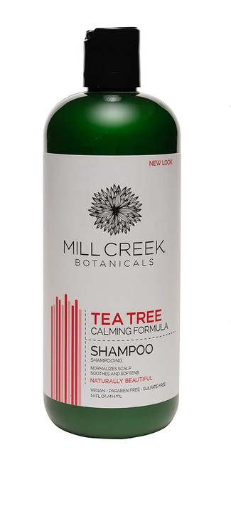 Mill Creek Botanicals Tea Tree Shampoo Soothes Dry Itchy Scalp 14 Fl Oz