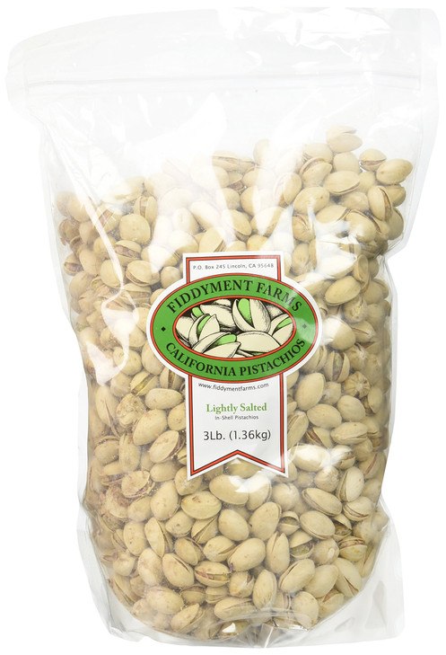 Fiddyment Farms 3 Lb Sea Salted In Shell Pistachios