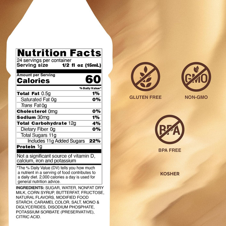 Monin Gourmet Caramel Sauce Rich And Buttery Great For Desserts Coffee And Snacks Gluten Free Non Gmo 12 Ounce