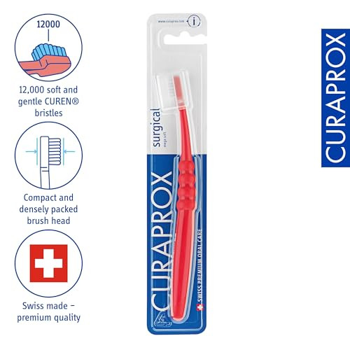 Curaprox Cs Surgical Toothbrush Red Swiss Made