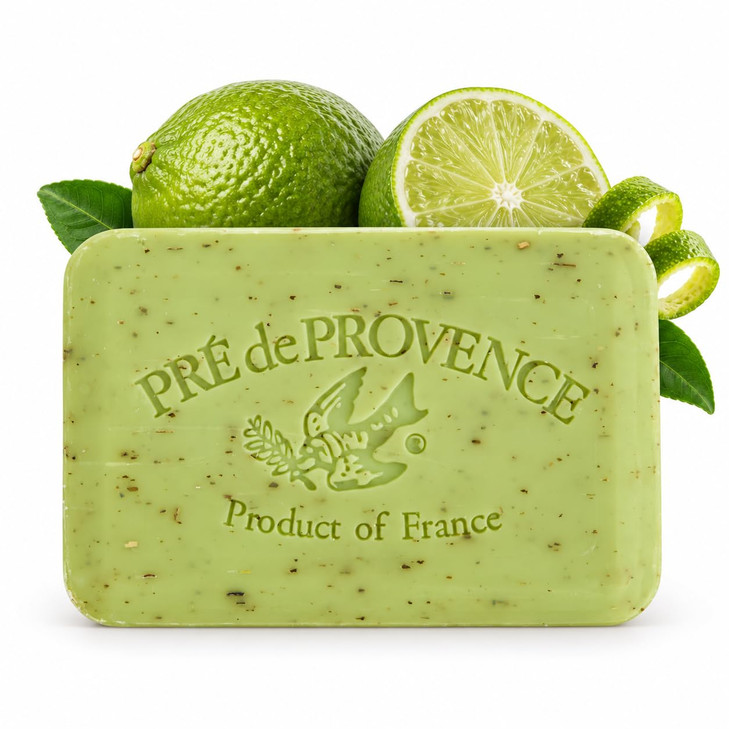 Pre De Provence Artisanal Soap Bar Enriched With Organic Shea Butter Natural French Skincare Quad Milled For Rich Smooth Lather 8.8 Ounce