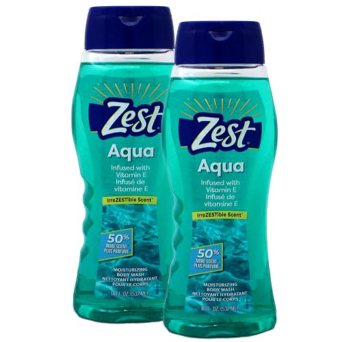Zest Body Wash Aqua 18 Ounce 2 Pack