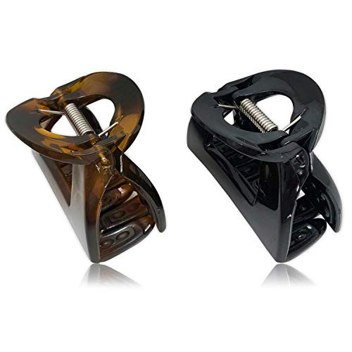 Scunci No Slip Grip 5.5 Cm Jaw Clips Women Unisexall Day Hold 2 Count Per Pack 1 Pack Total
