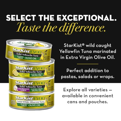 Starkist E.V.O.O. Solid Yellowfin Tuna 4.5Oz Can 12 Pack