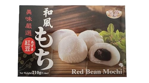 Royal Family Japanese Rice Cake Mochi Daifuku Red Bean 7.4 Ounce