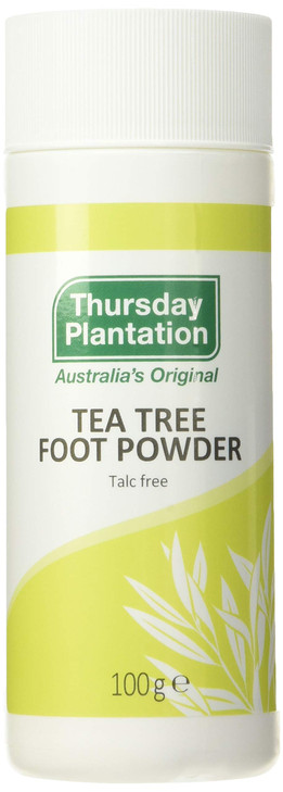 Thursday Plantation Tea Tree Foot Powder Helps Prevent Foot Odor And Sweat 100 Gram