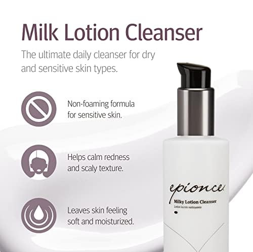 Epionce Milky Lotion Cleanser Face Wash Makeup Remover Dry Sensitive Skin