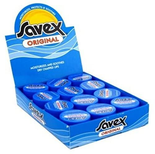 Savex Lip Balm Original 0.25 Oz 12 Count Pack Of 1