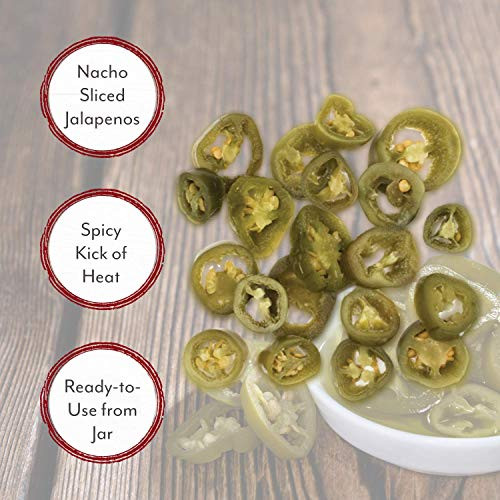 Roland Foods Nacho Sliced Jalapeno Peppers Specialty Imported Food 1 Gallon Pack Of 1