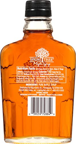 Spring Tree Pure Maple Syrup Bottle 8.5 Fl Oz