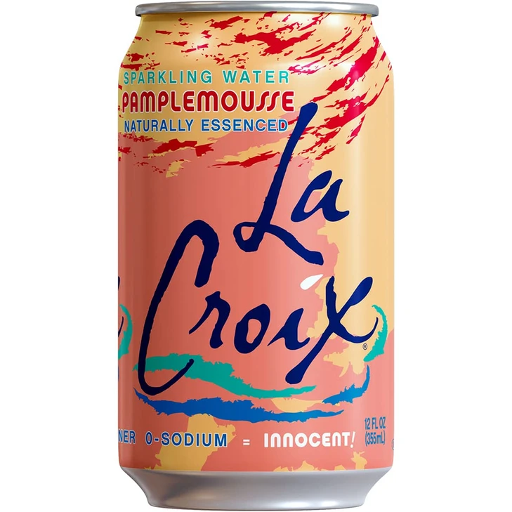 La Croix Sparkling Water Grapefruit 96 Ounce Pack Of 8