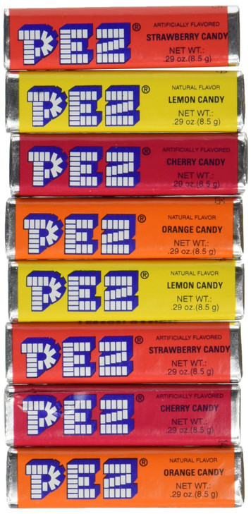 Pez Candy Refill 8Pk Assorted Fruit 2.31 Oz
