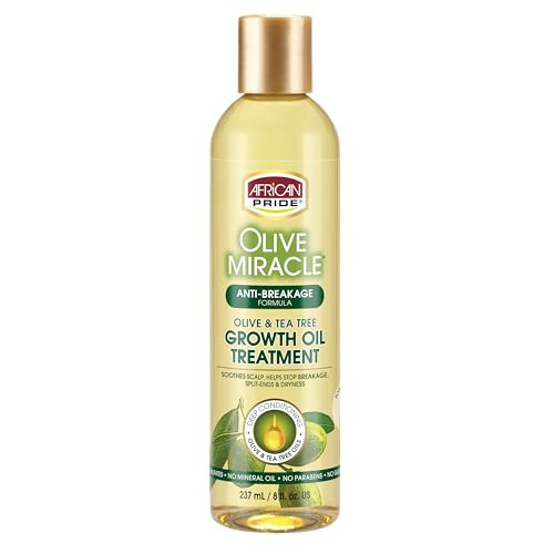 African Pride Olive Miracle Growth Oil 8 Fluid Ounce