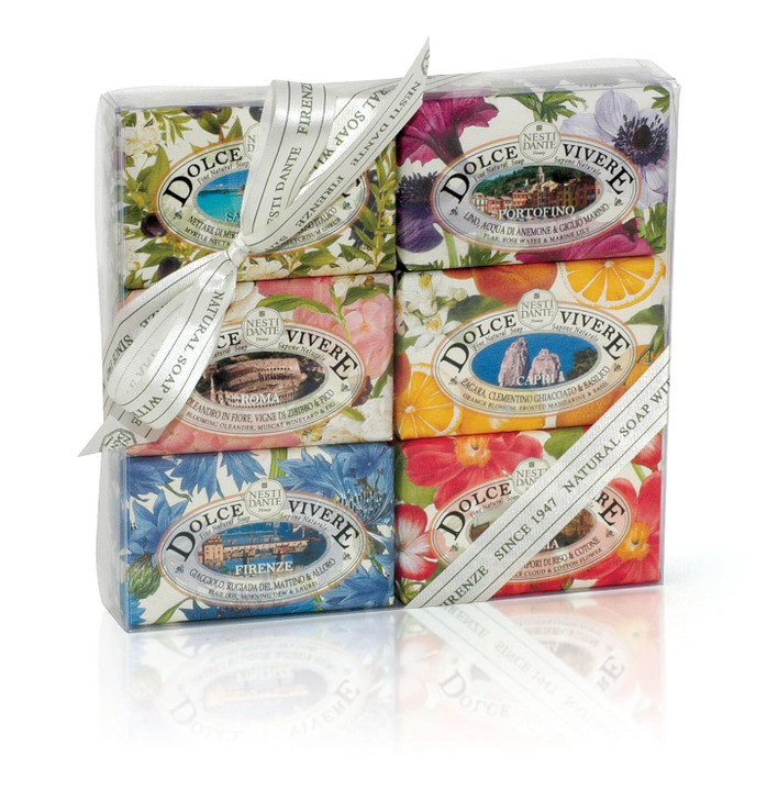 Nesti Dante Dolce Vivere Florentine Soap Collection 5.3 Ounce Pack Of 6