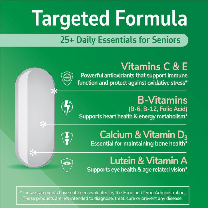 21st Century Sentry Senior Tablets, 265 Count