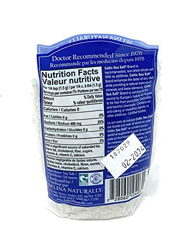 Celtic Sea Salt Light Grey Coarse Salt 1 Per 4 Pound 4 Oz