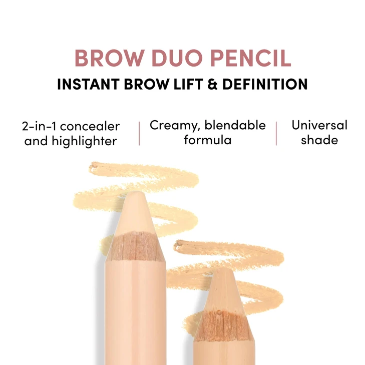 Billion Dollar Brows Duo Brow Highlighter Concealer Pencil Universal Wand