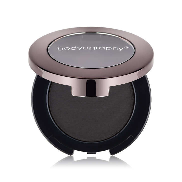 Bodyography Expressions Eye Shadow  Raven (Black (Matte)) - Multi-Functional, Long-Wearing Powder for Eyes, Cheeks & Brows - Buildable, Silky Finish