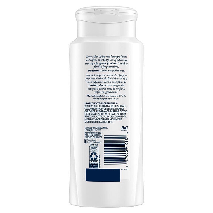 Ivory Body Wash, Original, 21 oz