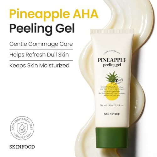 Skinfood Pineapple Peeling Gel 3.38 Fl.Oz. 100Ml Pineapple And Aloe Aha Deep Facial Exfoliating Gel Eliminates Sebum Skin Clear And Blemish