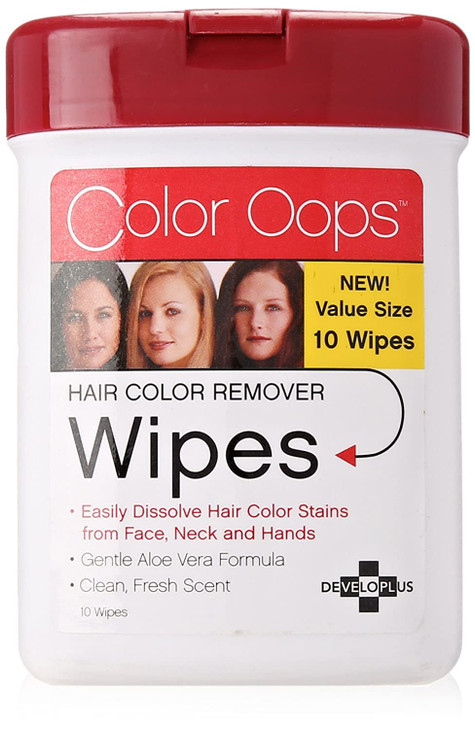 Color Oops Hair Color Removing Wipes 10 Count