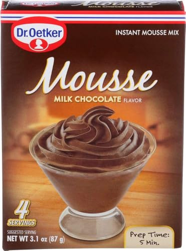 Dr Oetker Milk Chocolate Mousse 3.1 Oz Pack Of 6