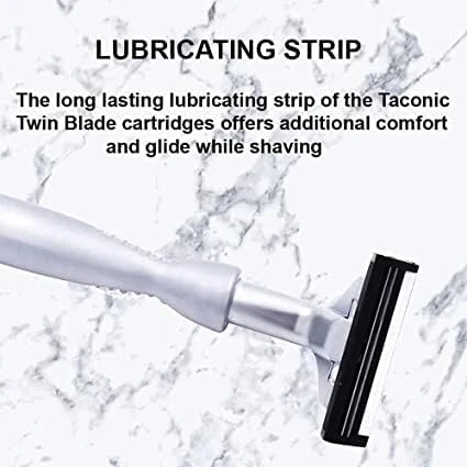 Taconic Heavyweight Atra Compatible Pivot Razor With 10 Cartridges