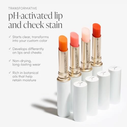 Jane Iredale Just Kissed Ph Activated Lip And Cheek Stain Forever Pink