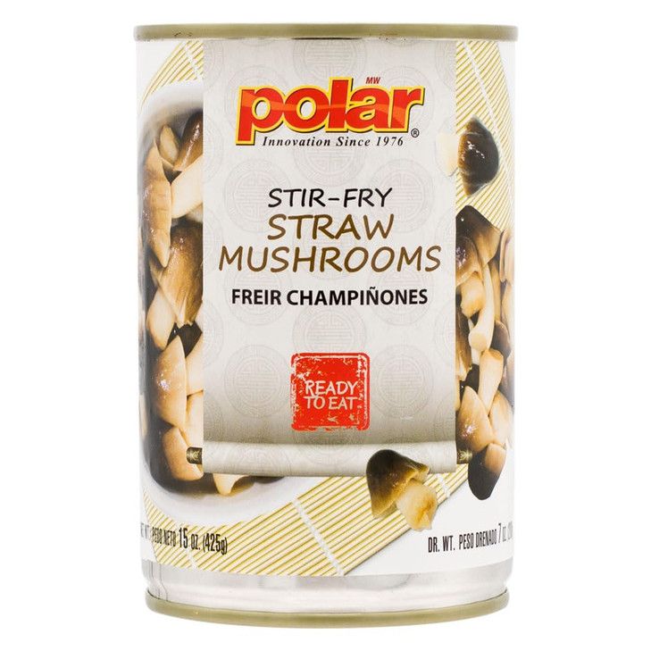 Mw Polar Mushrooms Stir Fry Straw Mushrooms 15 Ounce Pack Of 12
