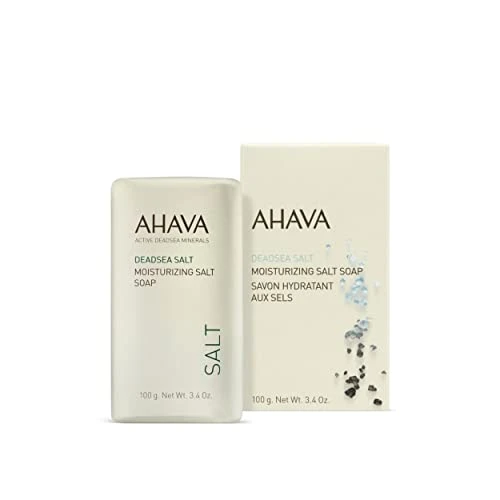 Ahava Moisturizing Dead Sea Salt Soap Face And Body Cleansing Bar To Moisture The Skin Enriched With Exclusive Mineral Blend Of Dead Sea