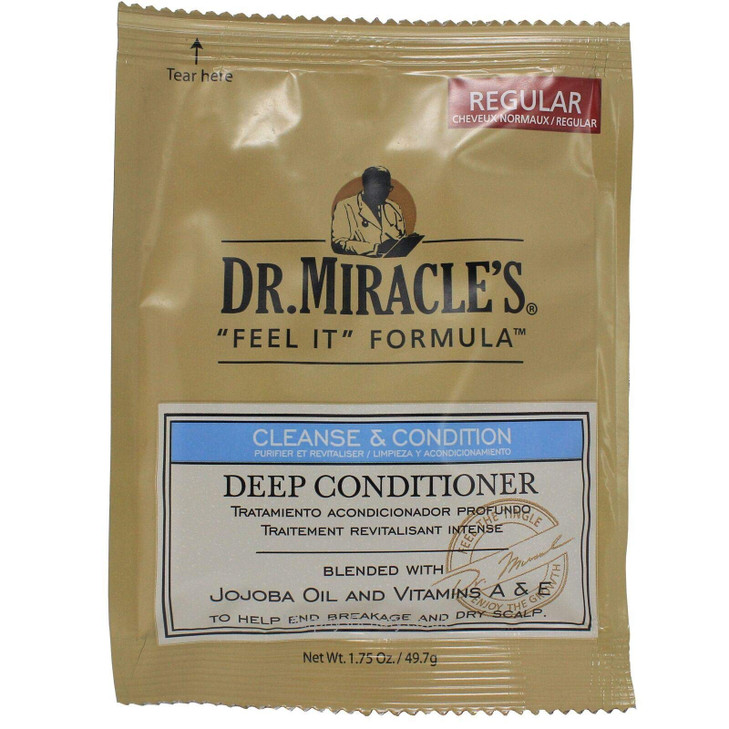 Dr. Miracle S Feel It Formula Deep Conditioning Treatment 1.75 Oz Pack Of 12