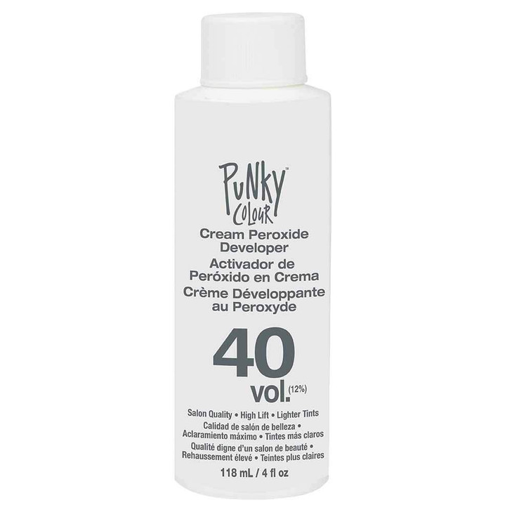 Punky 40 Volume Hair Dye Developer Cream Peroxide 4 Fl Oz
