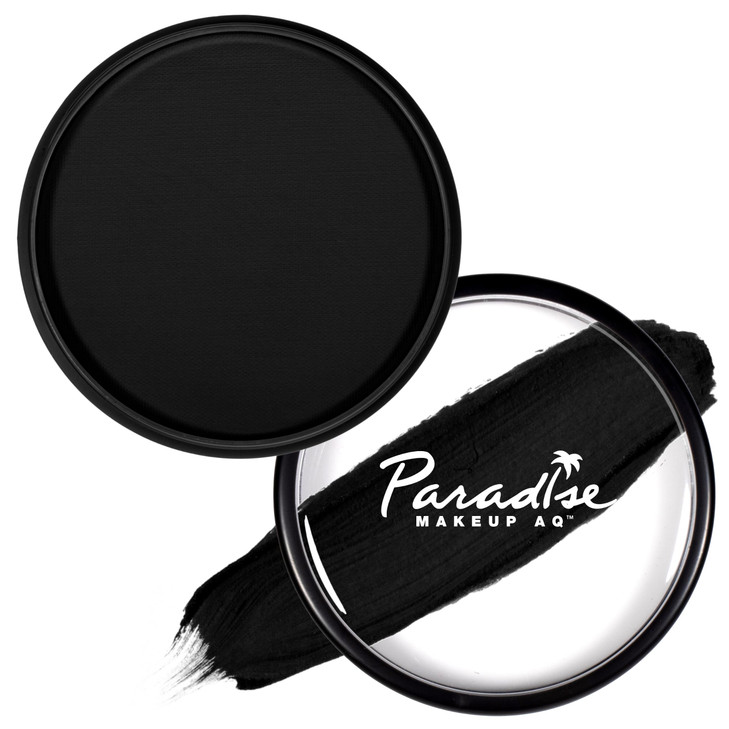 Mehron Makeup Paradise Aq Black Water Activated Face And Body Paint