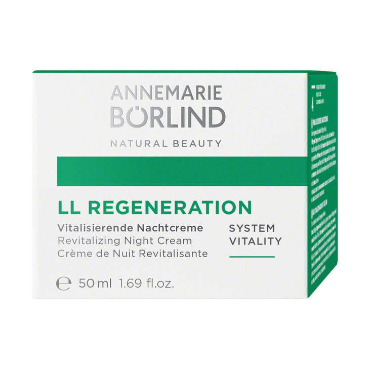 Annemarie Brlind Ll Regeneration Revitalizing Night Cream Natural Anti Aging Vitamin C E And Retinoid Face Cream For Visibly Firmer And