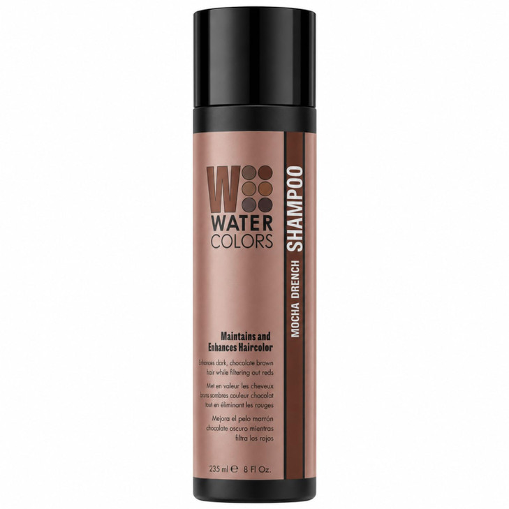 Watercolors Color Depositing Hair Dye Shampoo Mocha Drench 8 Fl Oz