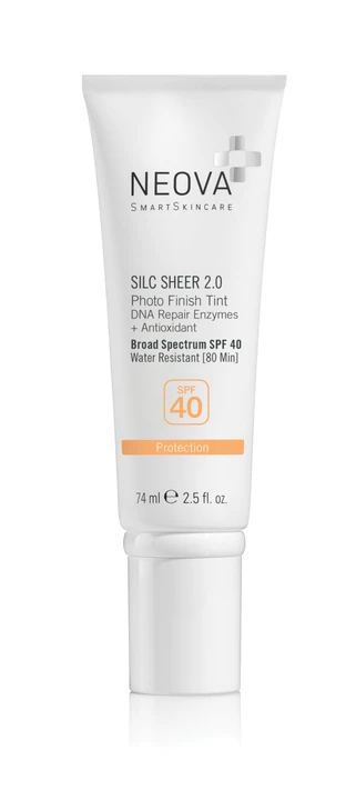 Neova Smartskincare Silc Sheer 2.0 Tinted Sunscreen 2.5 Fl Oz Broad Spectrum Spf 40 Up To 80 Min.
