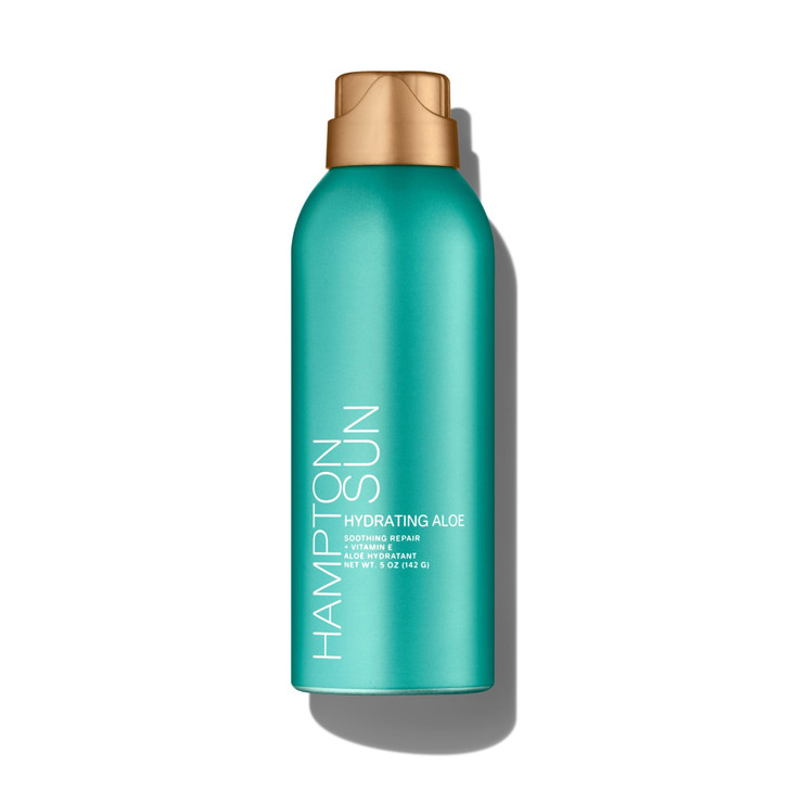 Hampton Sun Hydrating Aloe Continuous Mist 5.0 Oz. Soothing Plus Hydrating With Vitamin E Cooling Menthol For Quick Long Lasting Sunburn