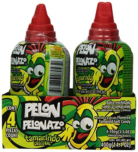 Pelonazo Candy Tamarind Push Pops 14.1 Ounce Pack Of 4
