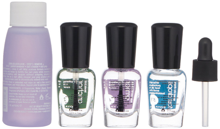 Zoya Mini Color Lock System Manicure Kit 4 Piece Long Wear Nail Polish System With Remove Plus Anchor Base Coat Armor Top Coat And Fast