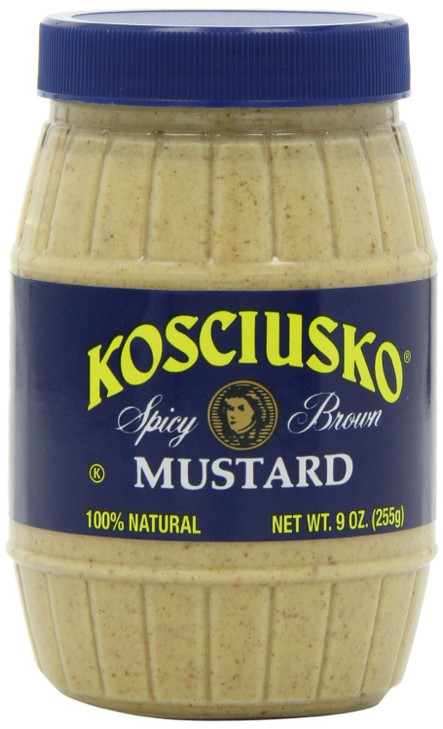Kosciusko Spicy Brown Mustard 9 Oz