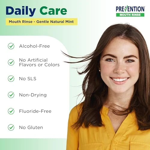 Prevention Daily Care Mouthwash Hydrogen Peroxide Rinse 16 Oz 1 Pack
