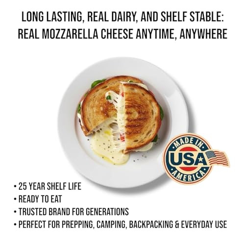 Future Essentials Freeze Dried Shredded Mozzarella Cheese 2.5 Can