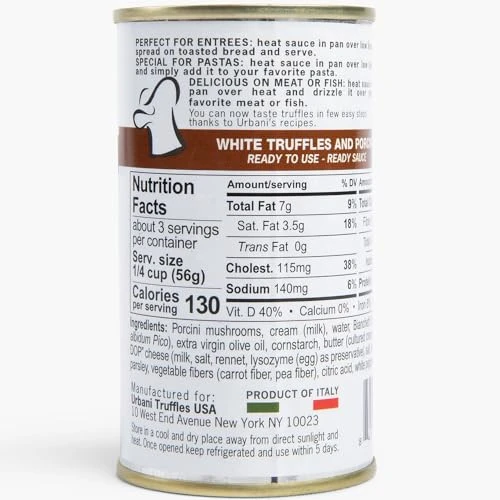 Porcini And White Truffles Sauce 6.4Oz Italian For Pasta Pizza Meat And Fish